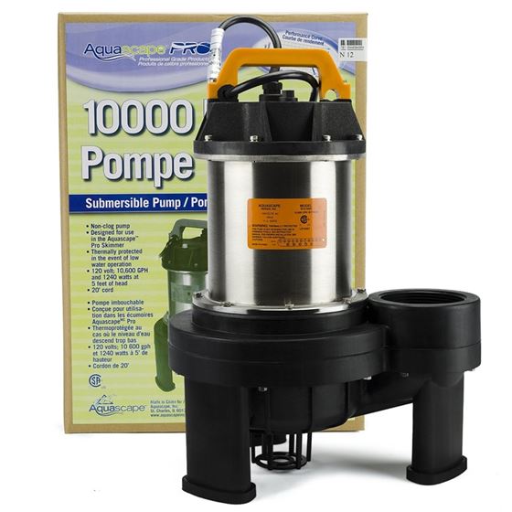 10000 Submersible Pump for Ponds, Skimmer Filters4